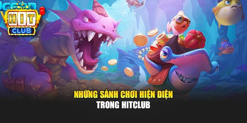Những sảnh chơi hiện diện trong Hitclub